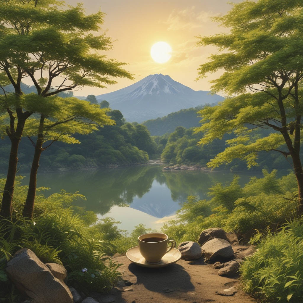 広々とした茶畑の景色
